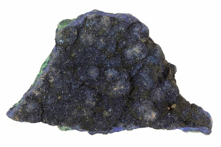 Dark Blue Azurite with Malachite - Laos #95794